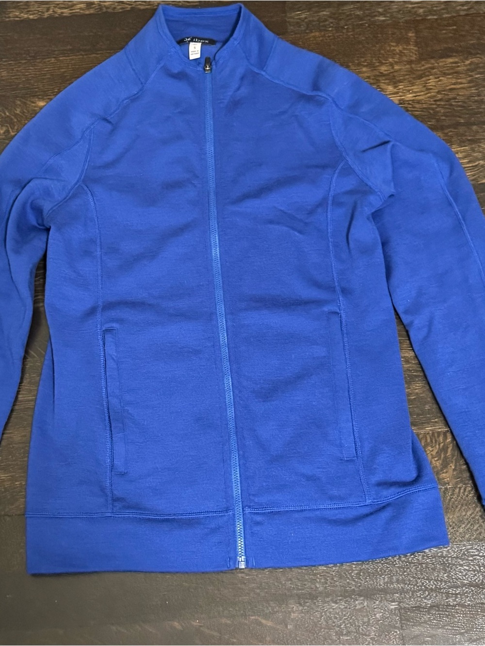 ibex Kids Cobalt Blue Full-Zip Jacket